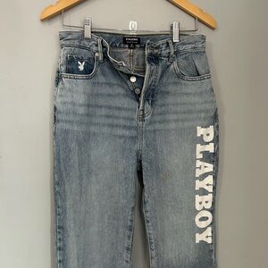 PLAYBOY Light Blue Women's Straight Jeans